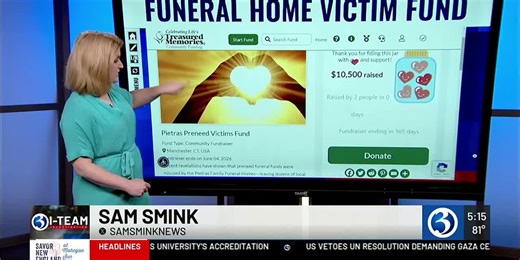 Donation Page set up to help victims of Coventry/Vernon funeral home director