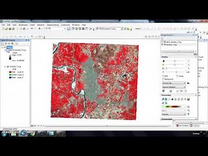Calculate NDVI on Landsat 5 and 7 Satellite Image Using ArcGIS 10 3