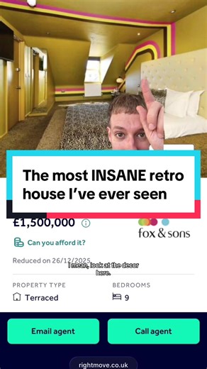The Most INSANE Retro House I’ve Ever Seen 🤯 #house #retro #property