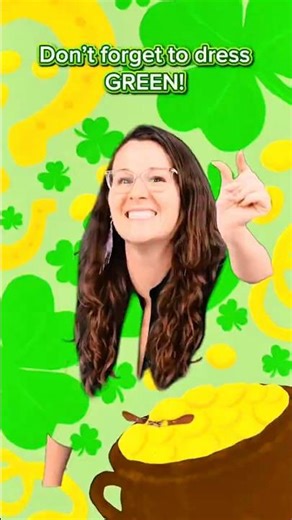 Wore green to celebrate St. Patrick’s Day… 🍀