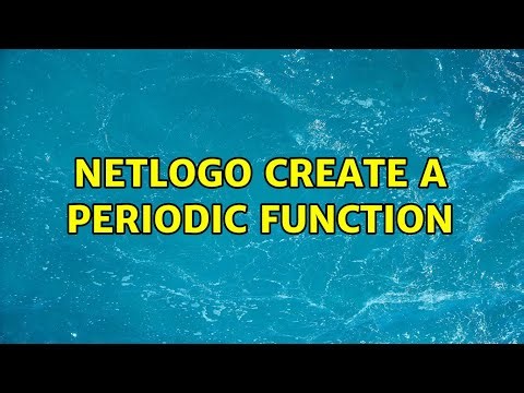 Netlogo create a periodic function