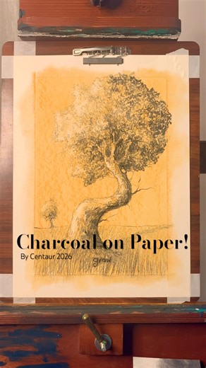 Tree 👁️🌳👁️ #art #artist #charcoal #charcoaldrawing #artprocess