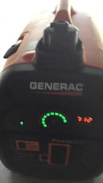 Generac iq 2000 First Use