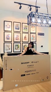15K views · 215 reactions | Watch Jerrica David transform her space with this gorgeous Sharp Aquos XLED TV! Get ready for an unmatched adventure into a world of immersive visuals and crystal-clear audio, setting a new standard in TV brightness, color excellence, and amazing sound. #SharpPhilippines #SharpBeOriginal | Sharp Philippines | Facebook