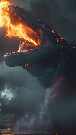 Biblically Accurate LEVIATHAN! 👀🌊 From Job 41 #Bible #AI #Christian