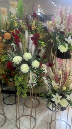 New Stock Update: Wooden Floor Arrangement with Metal Stand