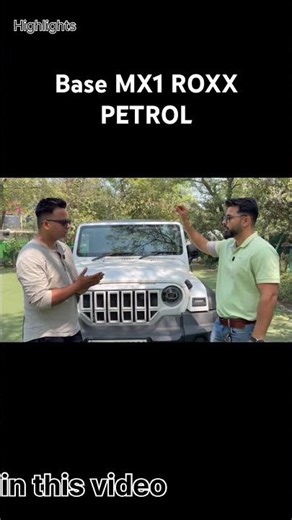 नजरिया बदल देगी ROXX petrol #thar # #milage #automobile