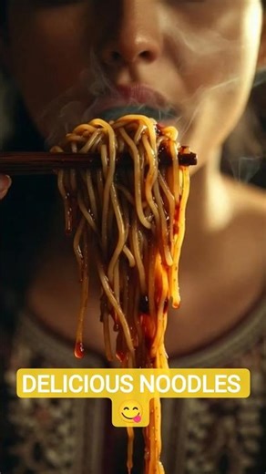 Noodles ASMR 😋 | Spicy Slurping Sounds | No Talking #asmrsounds #asmr #shorts