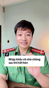Nhập khẩu về nhà chồng sau khi kết hôn #Longgiabao #nhapkhau #vneid #TTHC #learnontiktok