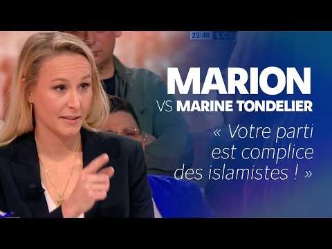 Marion Maréchal facing off against Marine Tondelier on LCI