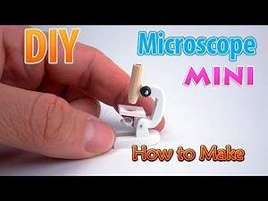 DIY Miniature Microscope | DollHouse | No Polymer Clay!
