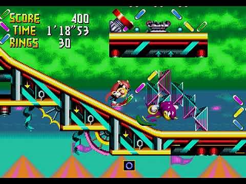 A very obscure Knuckles' Chaotix ROM hack.