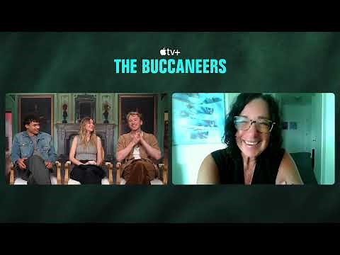 THE BUCCANEERS (S2) MATTHEW BROOME, IMOGEN WATERHOUSE & BARNEY FISHWICK INTERVIEW (2025)
