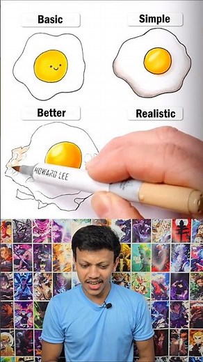 How to Draw a Half-Boiled Egg 🍳