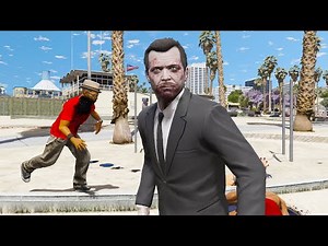 Michael Becomes the Craziest Zombie in GTA 5! | GTA V Mod
