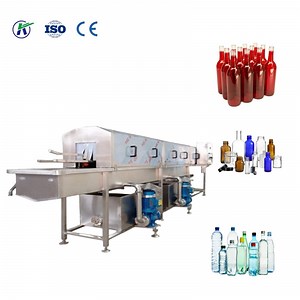 [Hot Item] Efficient Continuous Automatic Cleaning/Automatic Bottle Washing Machine Plastic Glass Bottle Cleaning Machine