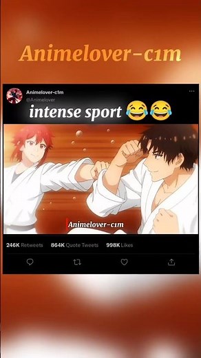 intense sport 😂😂 #tomochanisagirl #tomochan #tomoaizawa #junichiroukubota #amv #anime #shorts #viral