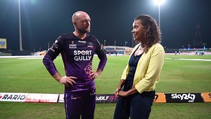 9.7K views · 480 reactions | A mid match catch up with Adam Lyth!  Do you think Bangla Tigers will able to chase down The Chennai Braves’ total of 91 runs? 樂 #AbuDhabiT10 #InAbuDhabi #CricketsFastestFormat | T10 League | Facebook