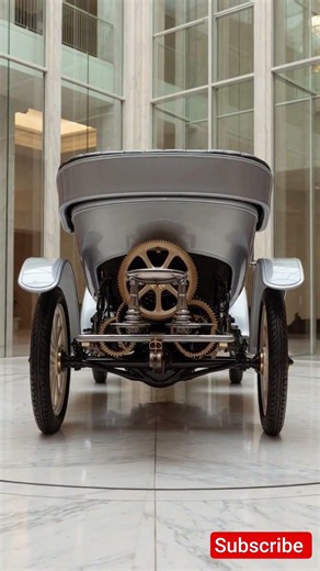 CAR 1894 Benz Velo – Light Silver Pearl Crystal | vintage American car