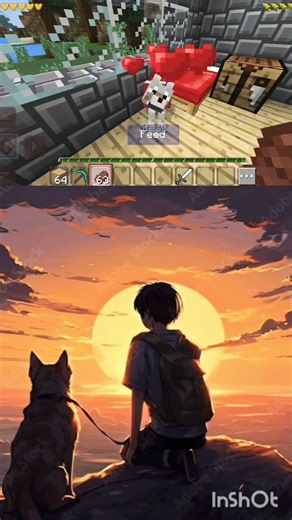 when your gone someone is always waiting for you 💞Ft minecraft dog(100klikes plz)