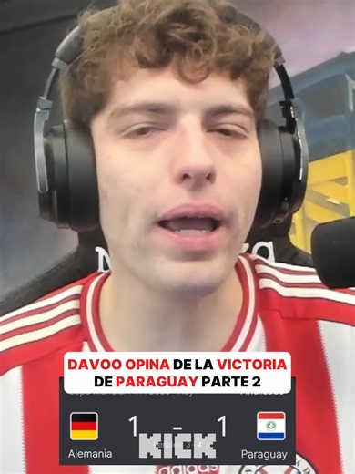 DAVO OPINA DE LA VICTORIA DE PARAGUAY PARTE 2#paraguay #alemania #paraguay🇵🇾 #mundial2026 #davooxeneize