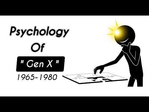 Psychology of Gen X (backed by psychology )
