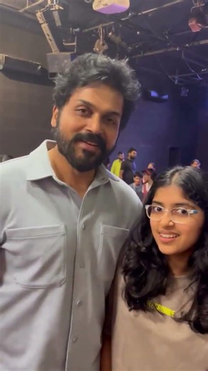 Actor Karthi and daughter ❤️ latest video click nice father 👩‍🍼 ‪@vinodharshi34‬