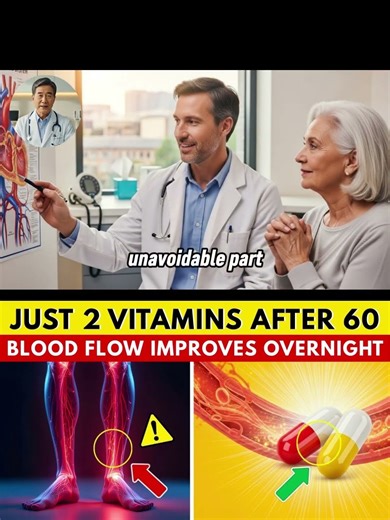 Vitamins for Blood Flow: The ONLY 2 You Need After 60 (Doctor Approved)