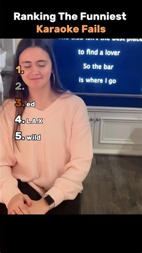 Ranking The Funniest Karaoke Fails 🤣 #shorts
