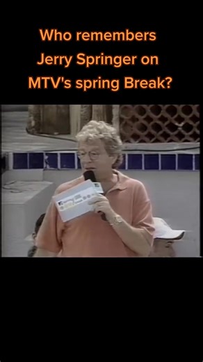 #mtvspringbreak #mtv #jerryspringer #springbreak #90s #90stv #90snostalgia #90smemories #nostalgia #thenostalgiaclub #the90s #1990s #90stiktok #90stok