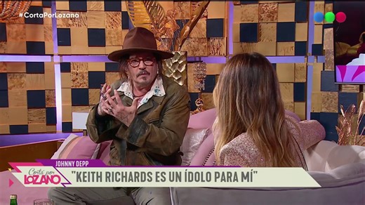 "Keith Richard es un ídolo para mí", Johnny Depp en exclusiva 👏😅 Mirá #CortaPorLozano en vivo en MiTelefe.com/vivo 📺 | Telefe