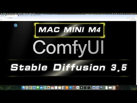 [Mac Mimi M4] [超详细]本地配置ComfyUI 和 Stable Diffussion 3.5 量化版