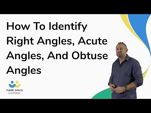 How To Identify Right Angles, Acute Angles, And Obtuse Angles