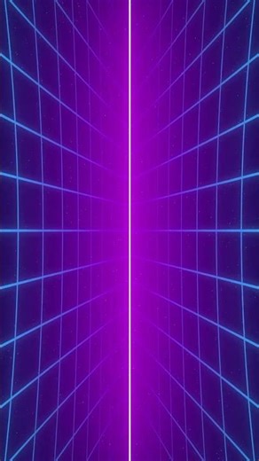 Retro Wave Background Animation Loop