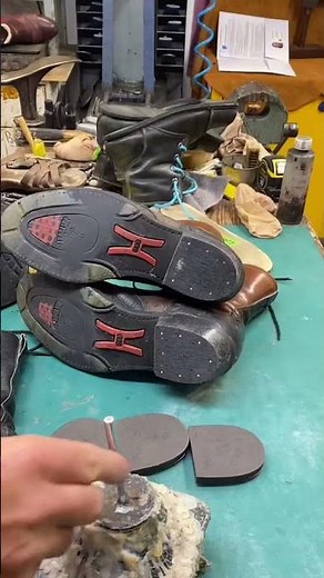 Replacing new rubber heels / lifts on cowboy boots