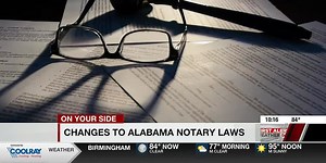 Changes to AL notary commission process take effect September 1