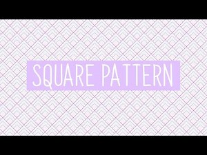 SQUARE PATTERN TUTORIAL USING ADOBE ILLUSTRATOR