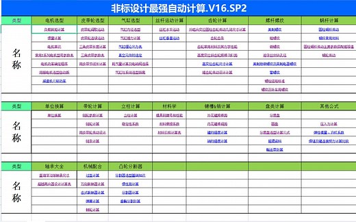 一个机械设计最强自动计算表格，大学四年全靠它，机械次次90 
