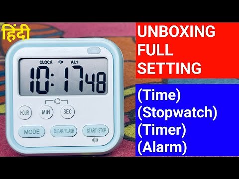 How to Use Kitchen Timer | Wolpin JS 303 Full Guide (Time, Stopwatch, Alarm)
