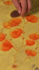 From forest floor to fashion | Leaf-print wool scarf story | Village Lifestyle Vlog