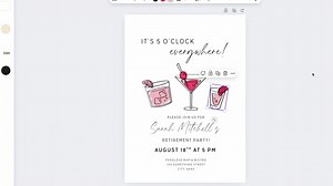 Retirement Party Invitation It's 5 O'clock Everywhere Editable Retirement Party Invite Template Retirement Invitation Retirement Invite - Etsy