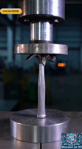 Hydraulic Press vs Hammer 😱 | Extreme Pressure Metal Crushing Test (Oddly Satisfying Shorts)#shorts