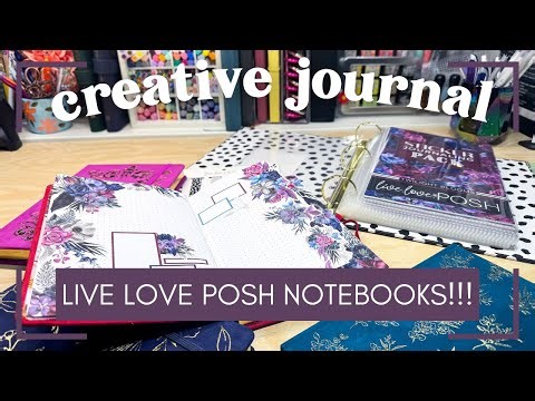 Creative Journal Setup October 2025 [NOTEBOOKS from Live Love Posh!]