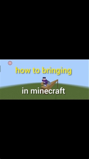 how to bringing in minecraft