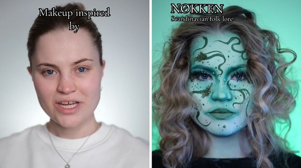 Folk Creature-Inspired Makeup: Mystical & Magical