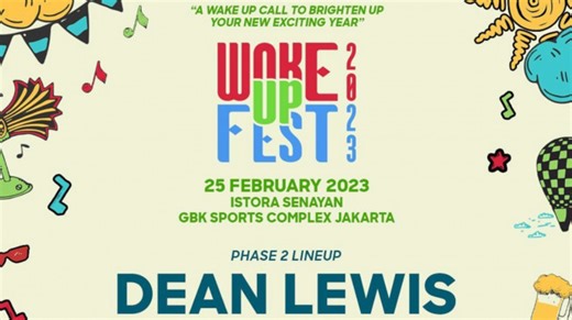 Woke Up Fest 2023 Kembali Umumkan Lineup, Ada Dean Lewis hingga Padi Reborn
