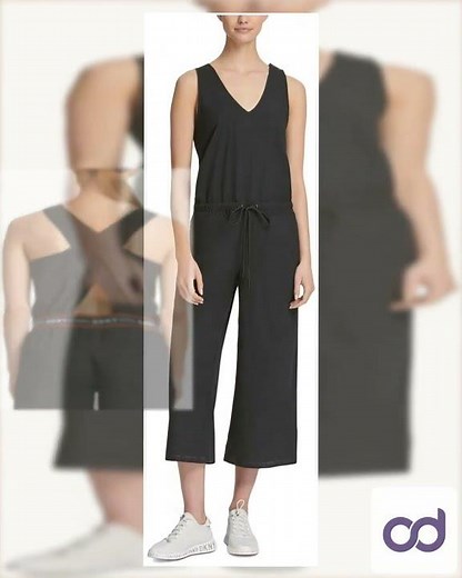 DKNY Sport Womens Running Workout Jumpsuit XS