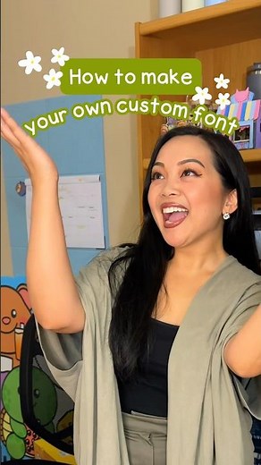 How to make your own custom font! 💕 #customfonts