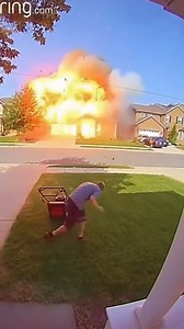 When all you’re trying to do is mow the yard… and your neighbor’s house blows up out of nowhere. #explosion #Shocking #neighbors #yardwork #grass #mowing #lawnmower #lawncare #lawnmowing #BREAKING #help #foryouシ #fypシ | Boundless Estates