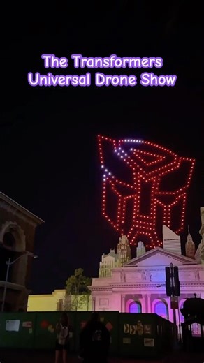 The Transformers Universal Studios Drone Show #transformers #thetransformers #universalstudios